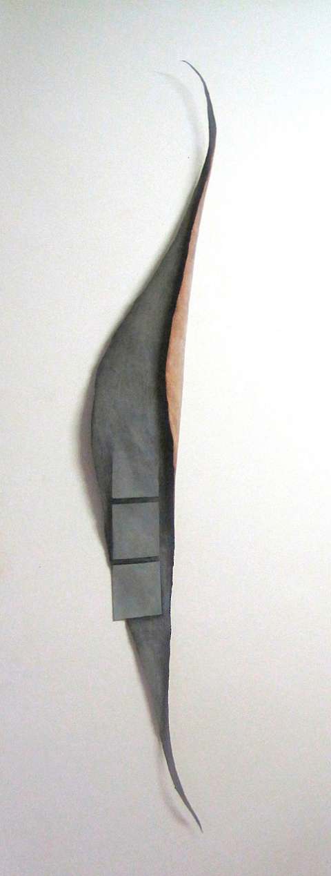 Erdflügel 136, 2006, 145 x 18 x 8 cm