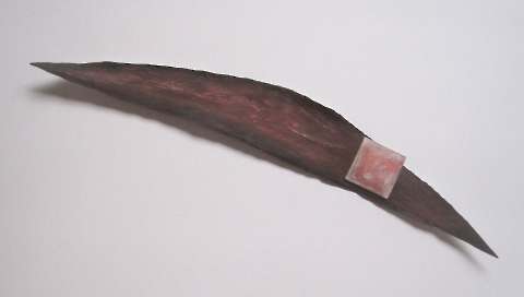 Erdflügel 96, 2000, 54 x 8 x 1 cm