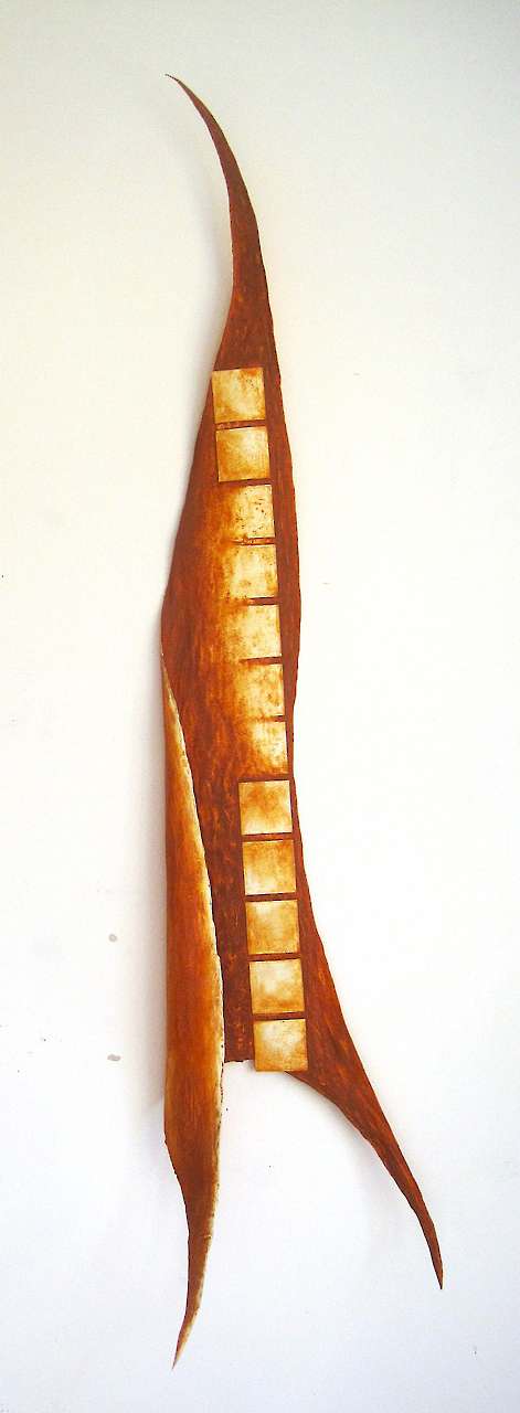 Erdflügel 145, 2004, 190 x 29 x 40 cm